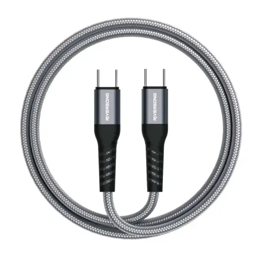 Riversong cable Hercules C6 USB-C - USB-C 2m 100W gray CT51
