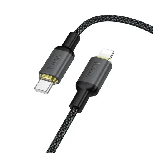 Cable USB C to Lightning Hoco PD 30W 1 m X128 Benefit black