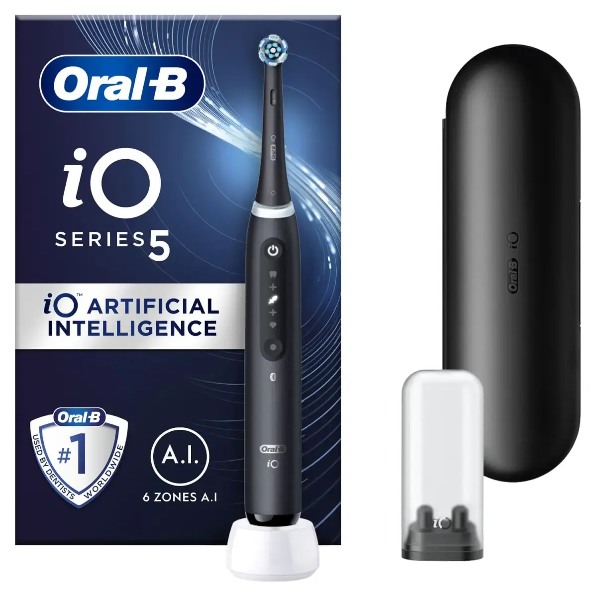 Oral B IO5 Electric Toothbrush with Bag Matt Black