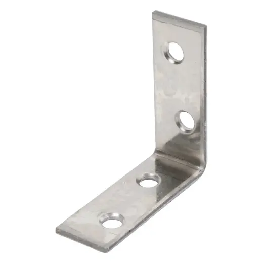 Corner angle bracket KWO2 40x40x17x1.5 mm, narrow, galvanized