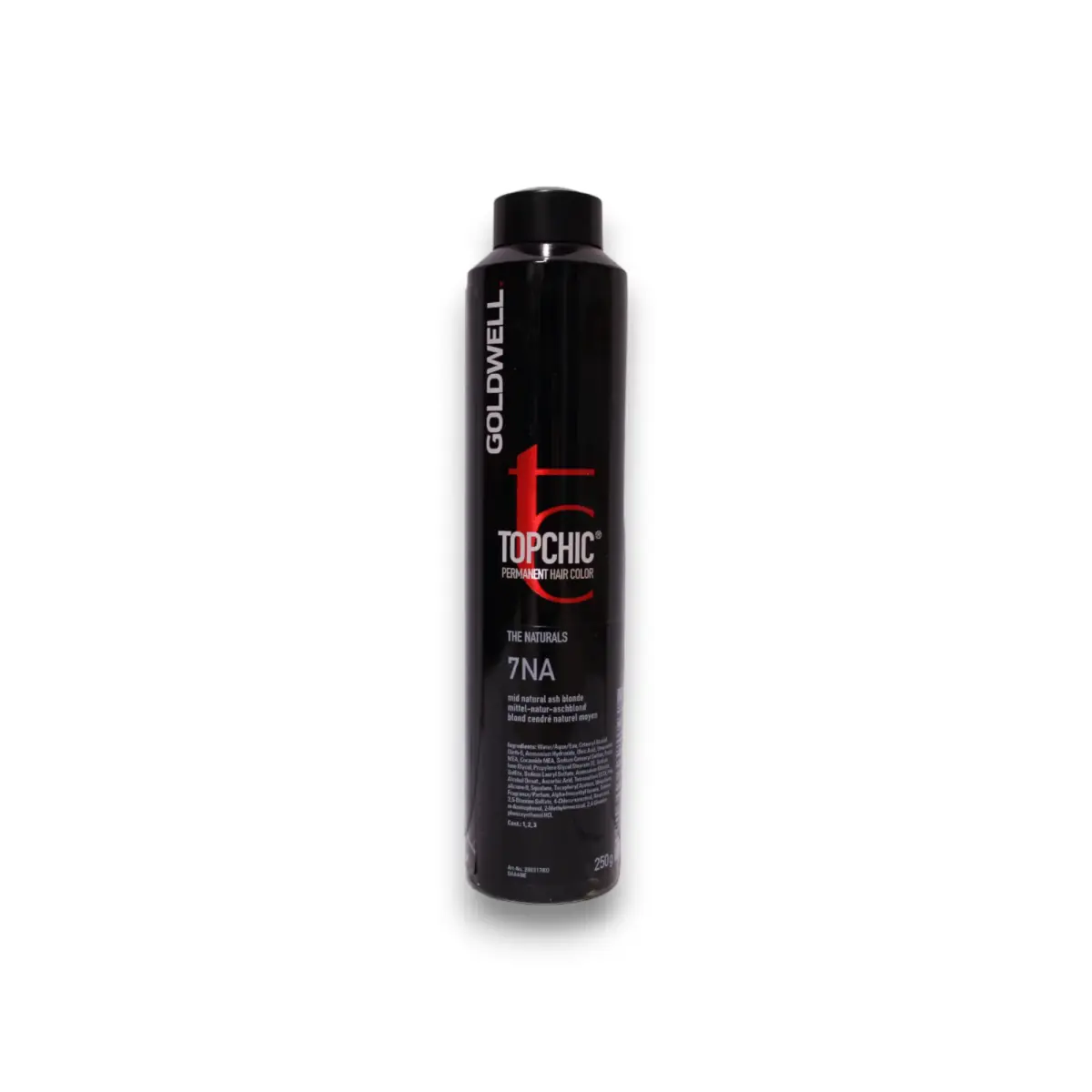 Goldwell, TopChic, Permanent Hair Dye, 7NA Mid Natural Ash Blonde, 250 ml