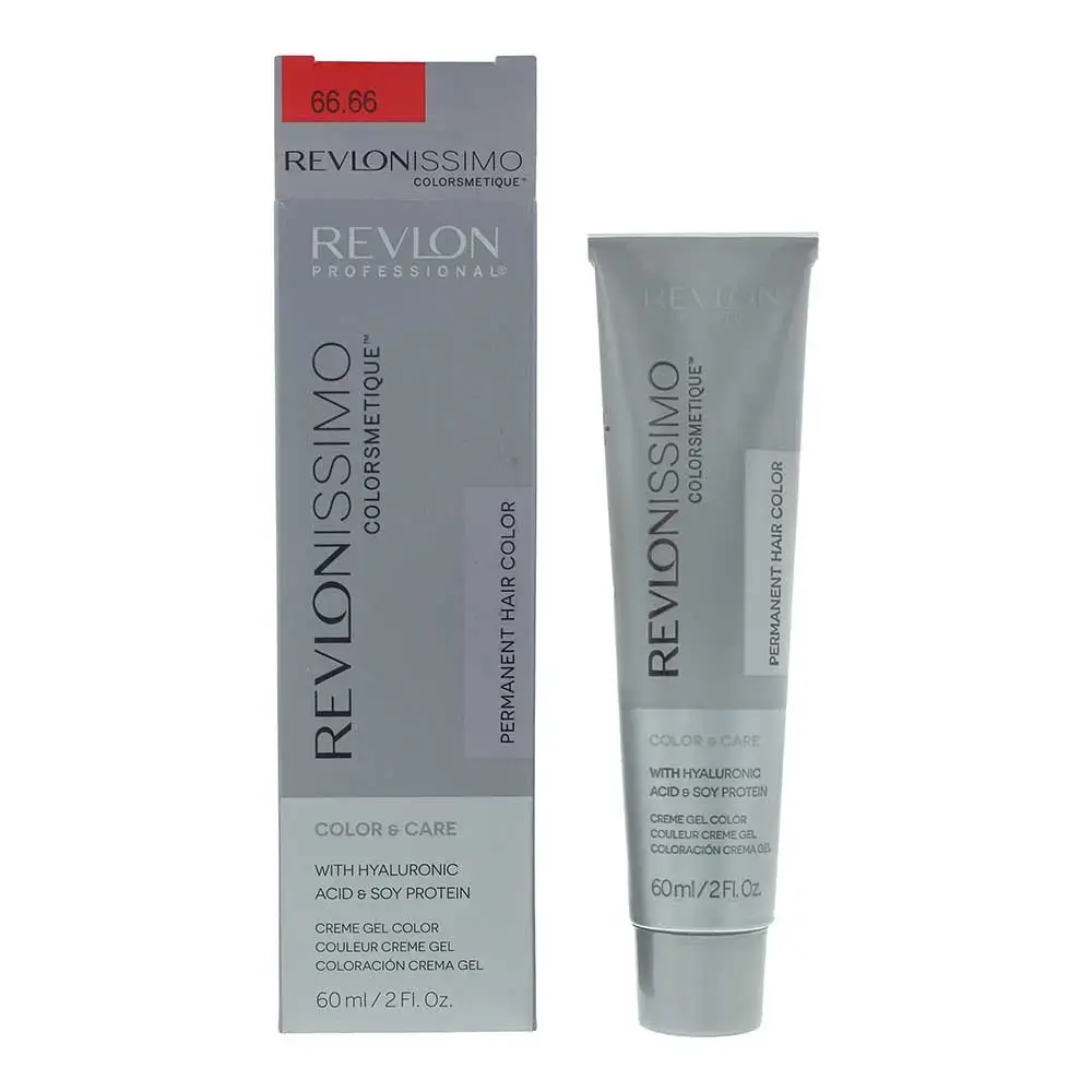 Revlon, Revlonissimo Colorsmetique, Permanent Hair Dye, 66.66 Intense Purple Red, 60 ml