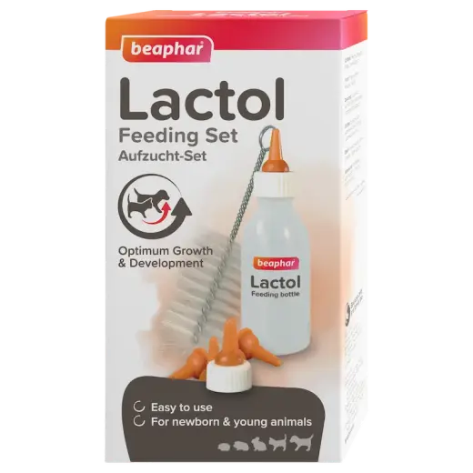 Barošanas komplekts dzīvnieku mazuļiem - Beaphar Lactol Feeding Set