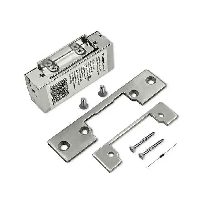 Qoltec Reverse electric strike | 12V | Stainless steel