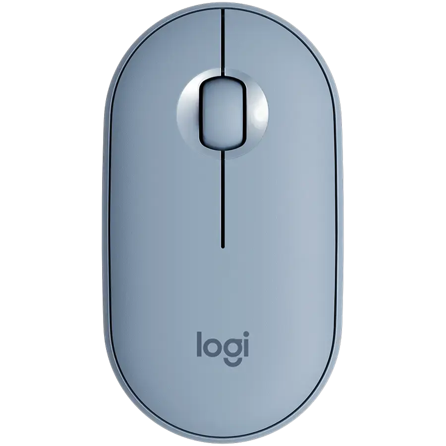 LOGITECH M350 Pebble Bluetooth Mouse - BLUE GREY