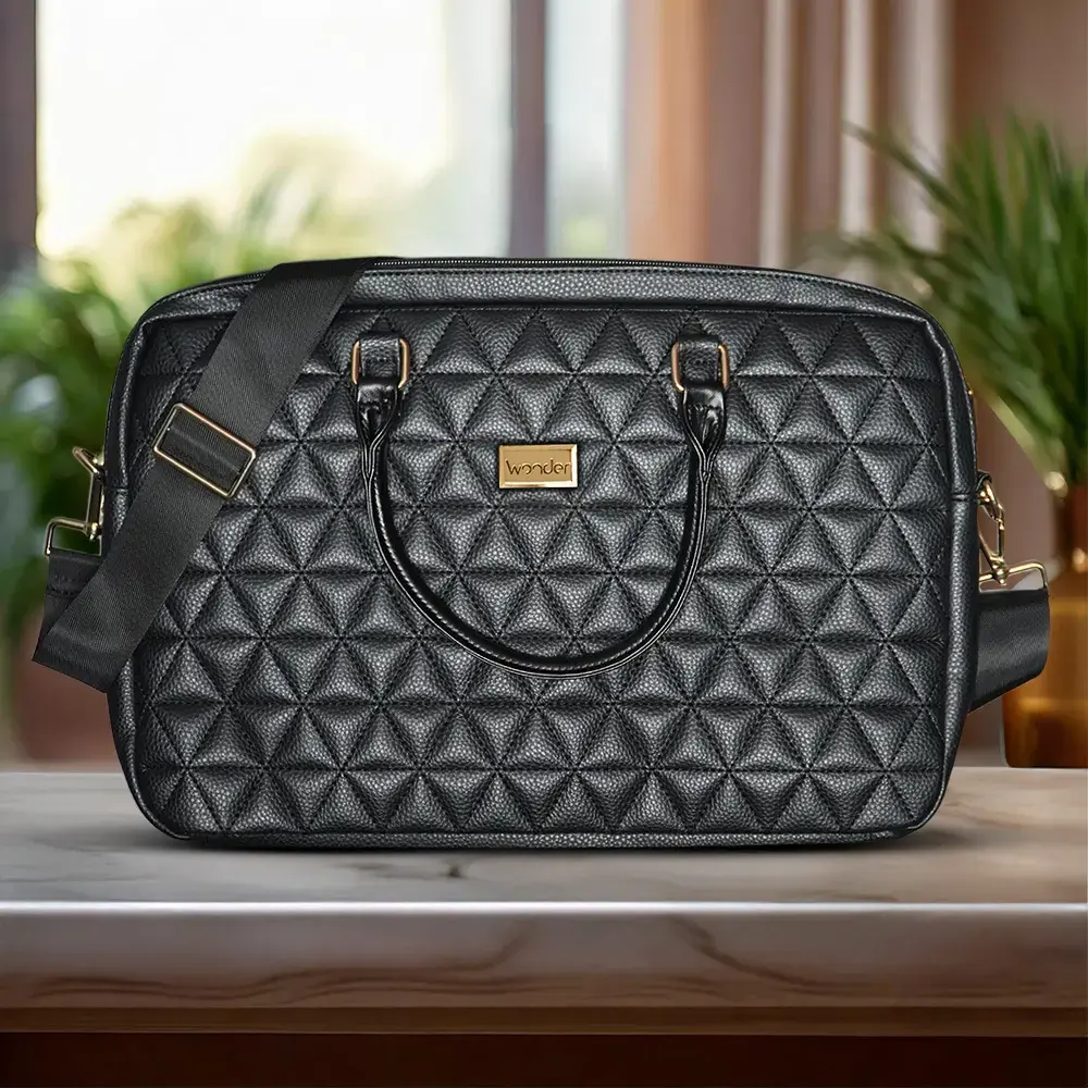 Wonder Briefcase Laptop 17 inches pico quilted black (damaged packaging)