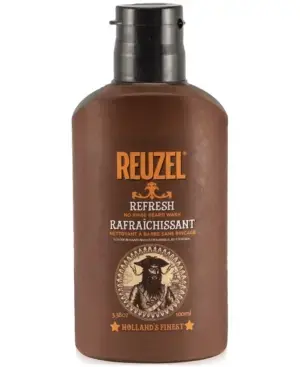 REUZEL Refresh No Rinse Beard Wash  Hydrating  Low Shine  Deodorizing  3.38 Oz