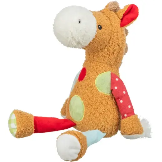 Plīša rotaļlieta - Trixie Horse w. patches, plush, 40 cm
