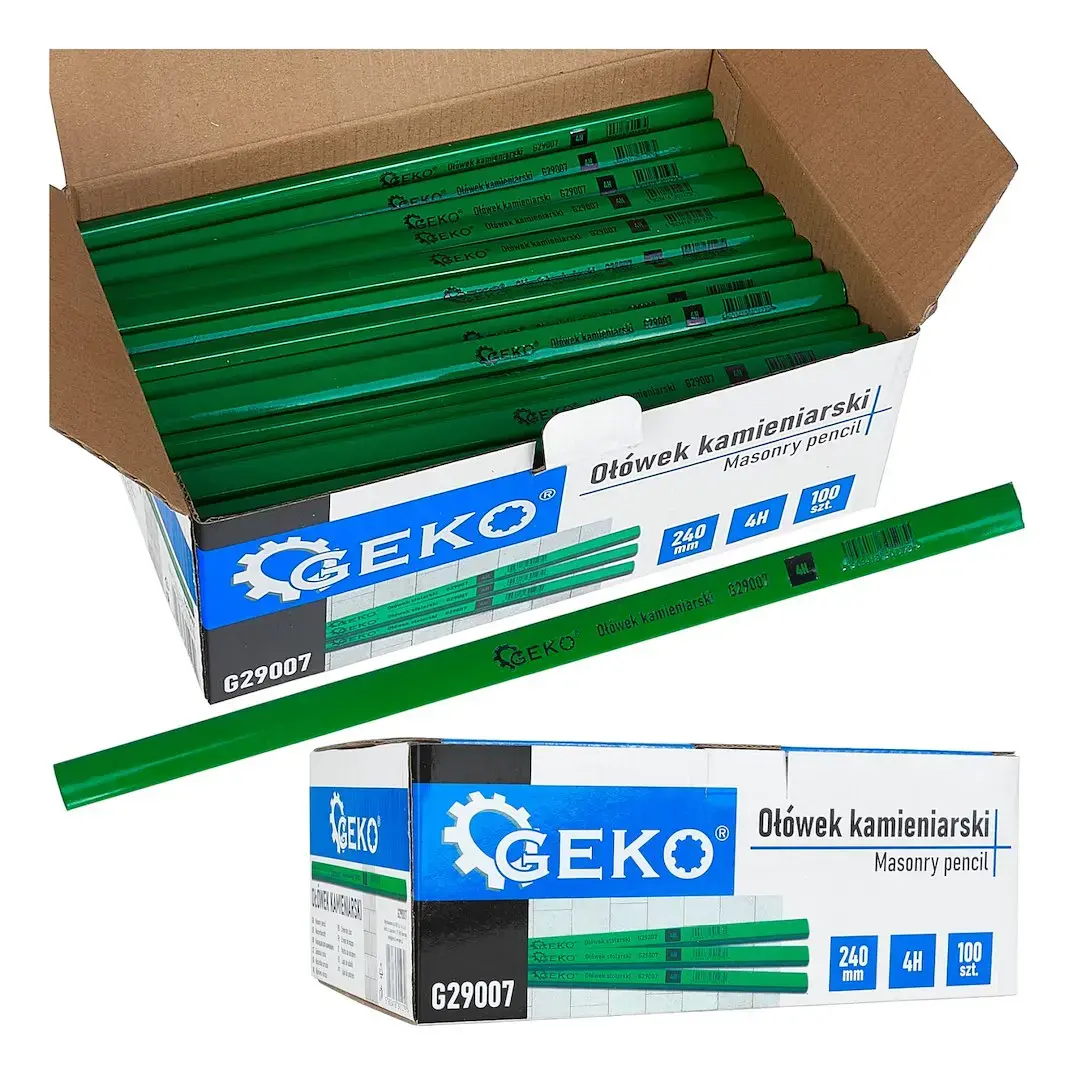 Masonry Pencil 240mm 4H, 100 pcs – Display Box