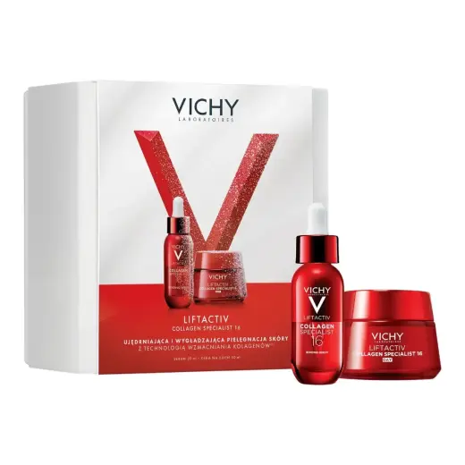 Vichy Liftactiv Collagen Specialist 16er Set, Tagescreme, 50 Ml + Serum, 30 Ml