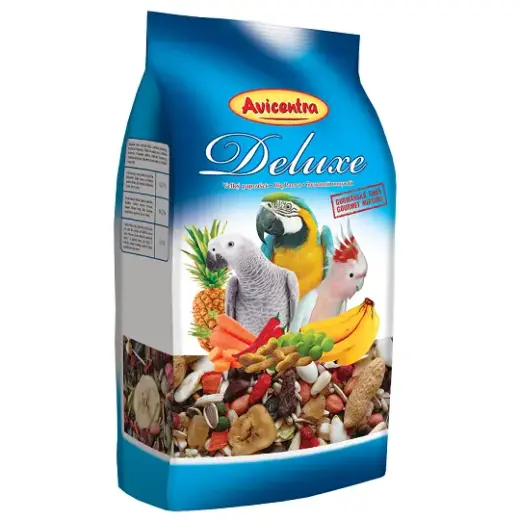 Barība lielajiem papagaiļiem – AVICENTRA deluxe feed for big parrots 15kg