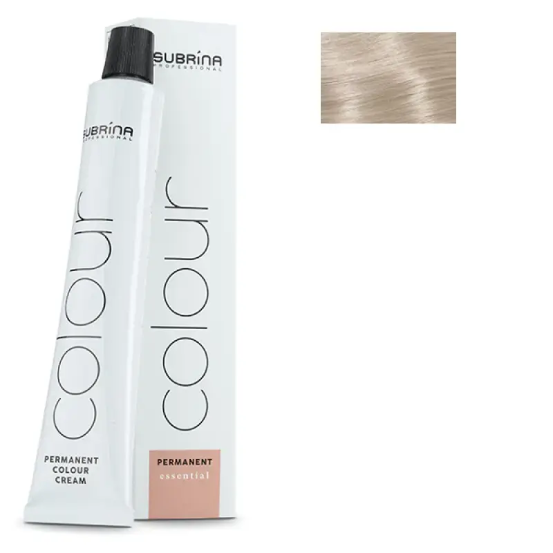 Subrina Professional, Essential Colour, Permanent Hair Dye, 10/1 Ashy Light Blonde, 100 ml