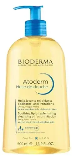 Bioderma Atoderm Soothing Shower Oil Ultra Nourishing for Dry and Irritated Skin 500 Ml