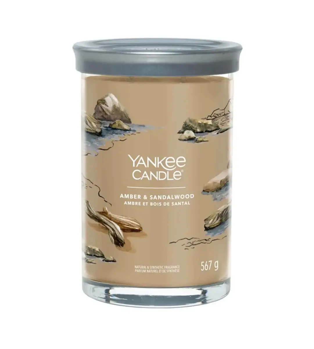 Yankee Candle Signature Amber & Sandalwood Tumbler 567g