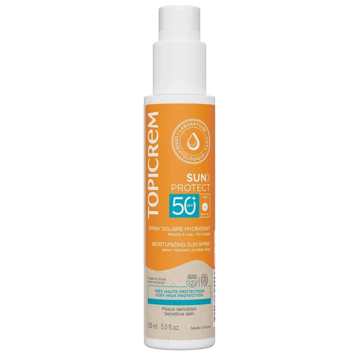 Topicrem, Sun Protect, Hydrating & Protecting, Sunscreen Spray, SPF 50, 150 ml