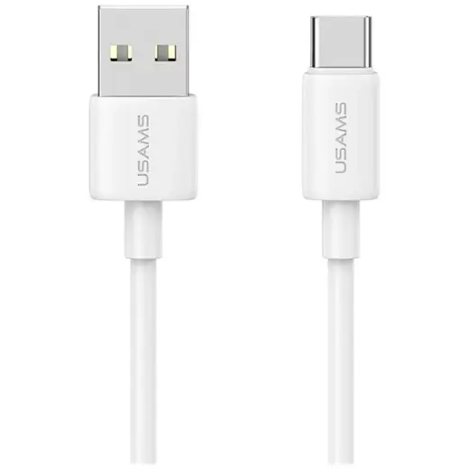 USAMS YD Series SJ708 data transfer and charging cable | USB-A to USB-C | 18W | 1m | white