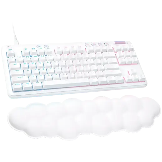 LOGITECH G713 TKL Corded Gaming Keyboard - OFF WHITE - USB - US INT'L - TACTILE