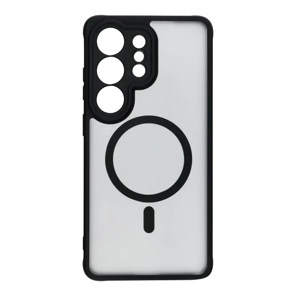 Full Matte Mag maciņš ar MagSafe atbalstu telefonam Samsung Galaxy S26 Ultra (S948) melns