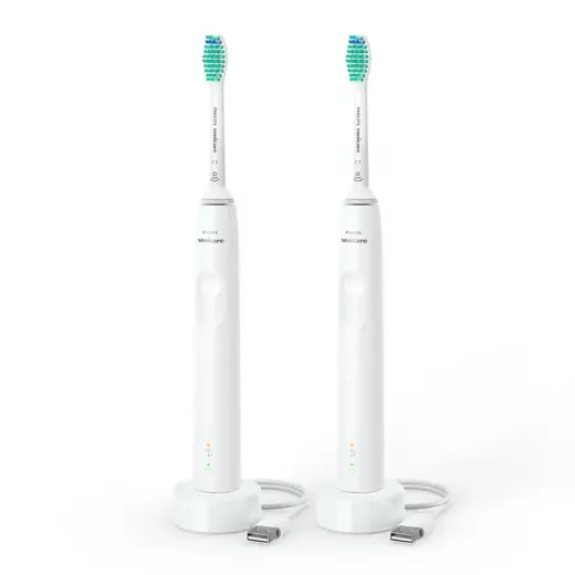 Philips - Sonicare 3100 White 2 Pack HX3675/13