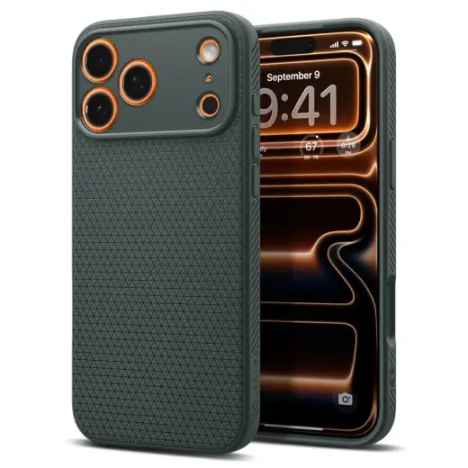 Spigen Liquid Air Case for iPhone 17 Pro Green