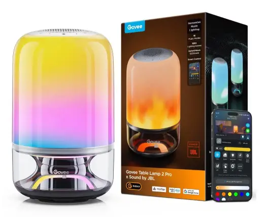 Govee Luminaire Table Lamp 2 Pro x Sound by JBL / H60200F1 Transparent