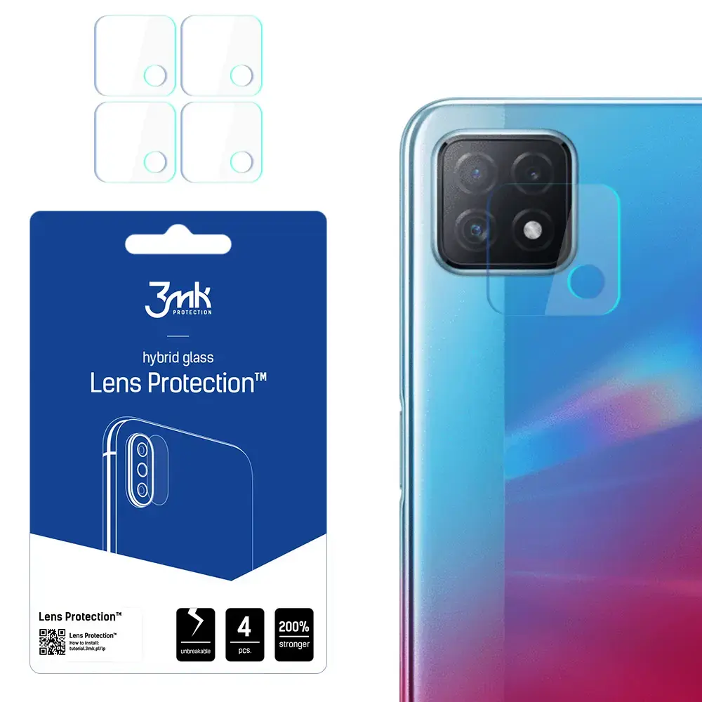Oppo A73 5G - 3mk Lens Protection™ screen protector