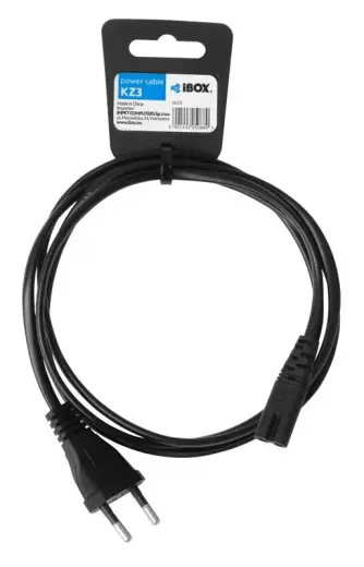 POWER CABLE I-BOX KZ3 EURO 2-PIN AUDIO-RTV VDE
