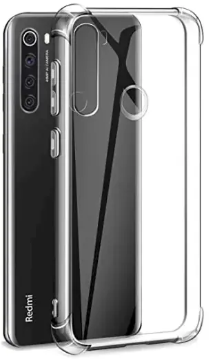 Fusion Anti Shock 0.5 mm Silicone Case For Xiaomi Redmi Note 8T Transparent