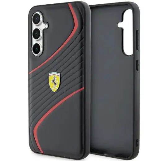 Ferrari FEHCS23FEPTWK S23 FE S711 czarny|black hardcase Twist Metal Logo
