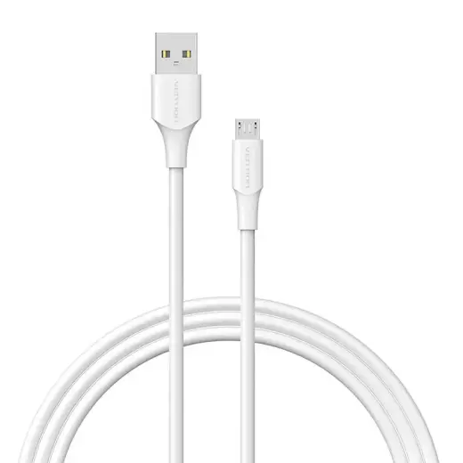 Vention CTIWF datu pārraides un uzlādes vads | USB-A uz Micro B | 10W | 1m | balts