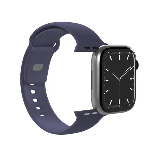 Puro Icon nutikella rihm Apple Watch (44/45/46/49 mm) jaoks | silikoonist | tumesinine