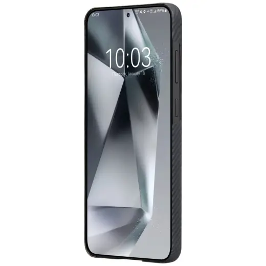 Case PITAKA Ultra-Slim MagSafe for Samsung Galaxy S25 black grey Photo