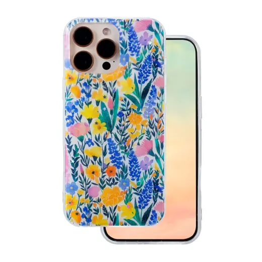 Glow Glam phone case for iPhone 15 Pro multicolor