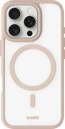 Laut Huex Protect Case with MagSafe for iPhone 16 Pro Max - Transparent Beige