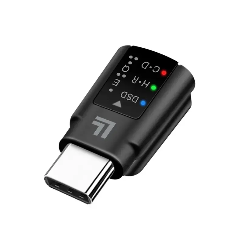 USB-C DAC audio adapter with EQ, USB-C to 3.5mm