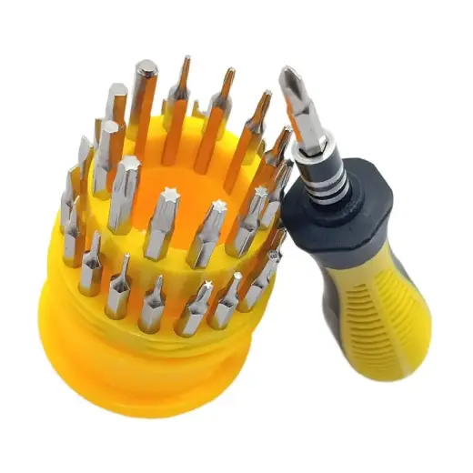 screwdriver with replaceable inserts (31 pcs)