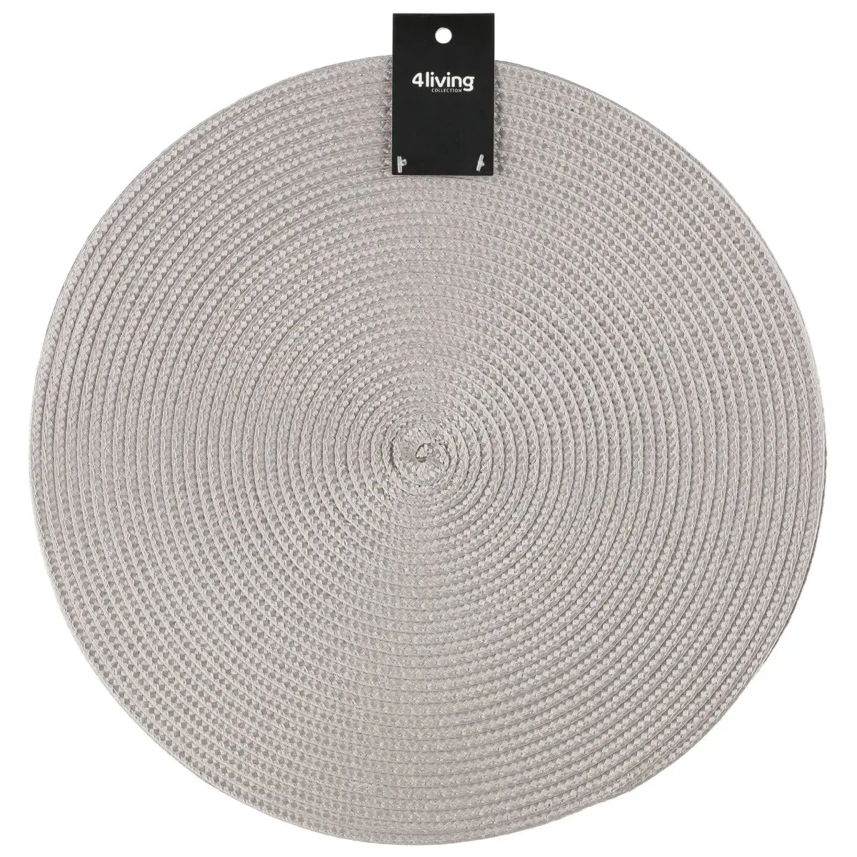 Table mat Miida 38cm, grey, 2 pcs