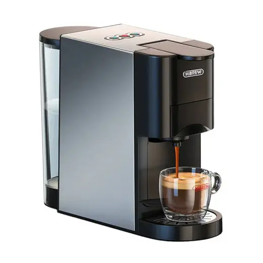 4-in-1 capsule coffee maker with 19 bar pressure 1450W HiBREW H3A