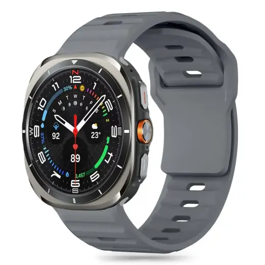 СИЛИКОНОВАЯ ЛИНИЯ TECH-PROTECT SAMSUNG GALAXY WATCH ULTRA (47 MM) CRAYON GREY