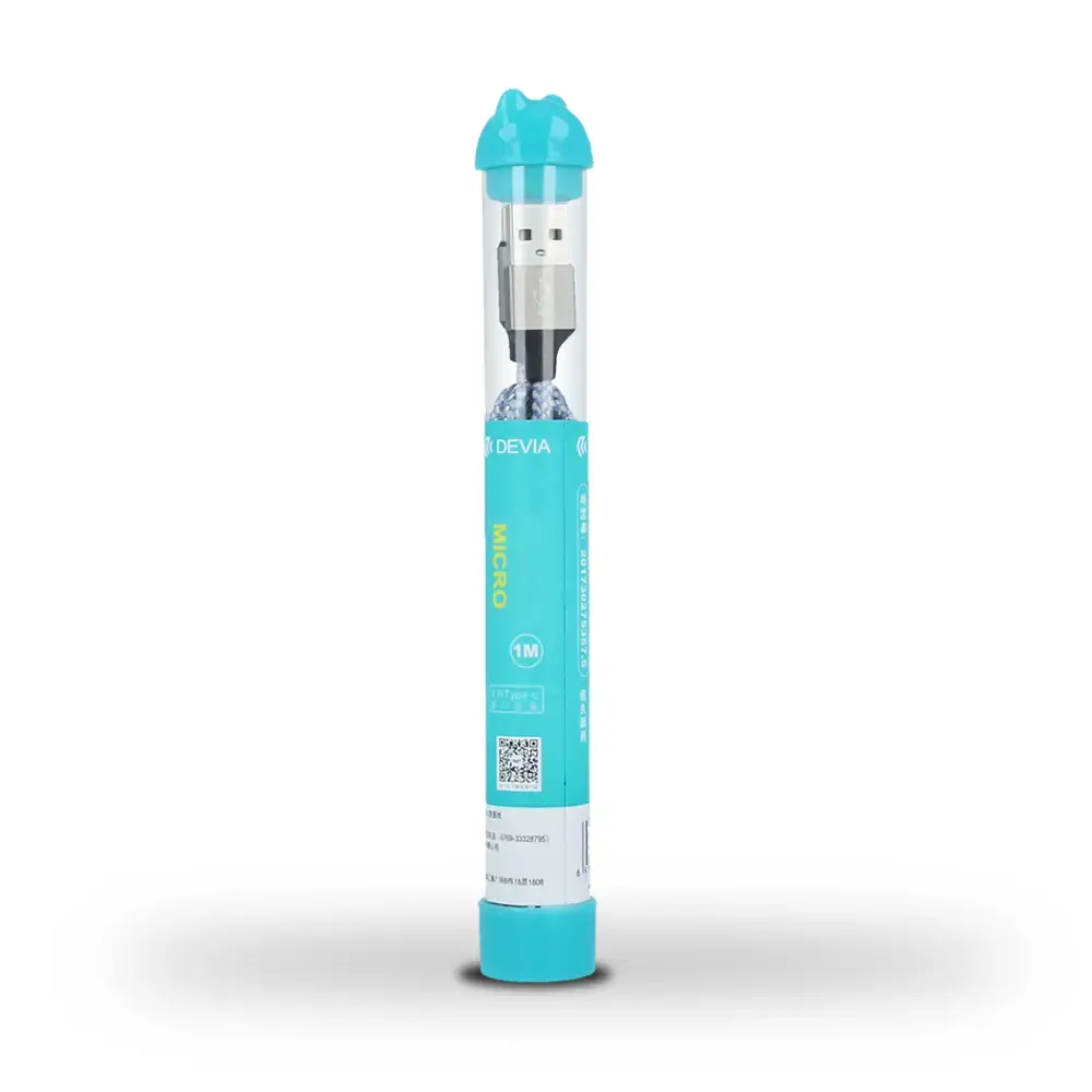 Devia Vogue datu pārraides un uzlādes vads | USB-A uz Micro USB | 12W | 1m
