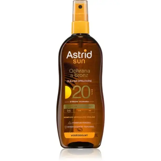 Astrid Sun Tanning Oil for Intense Tanning SPF 20 200 Ml