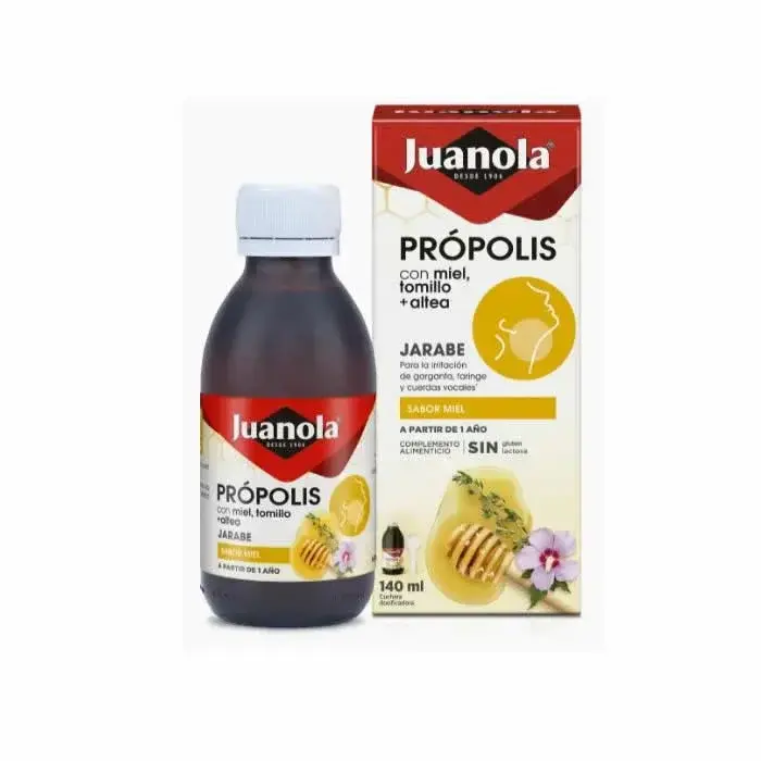 JUANOLA Propolis Thyme Honey Syrup 140ml