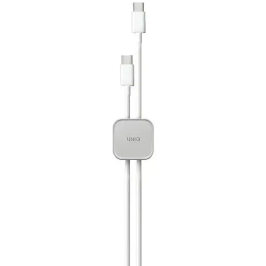 UNIQ Pod samoprzylepny organizer do kabli zestaw 8szt szary|chalk grey