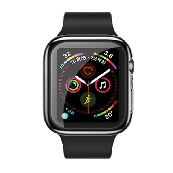 USAMS Etui ochronne Apple Watch 4|5|6|SE 40mm. czarny|black IW485BH01 (US-BH485)