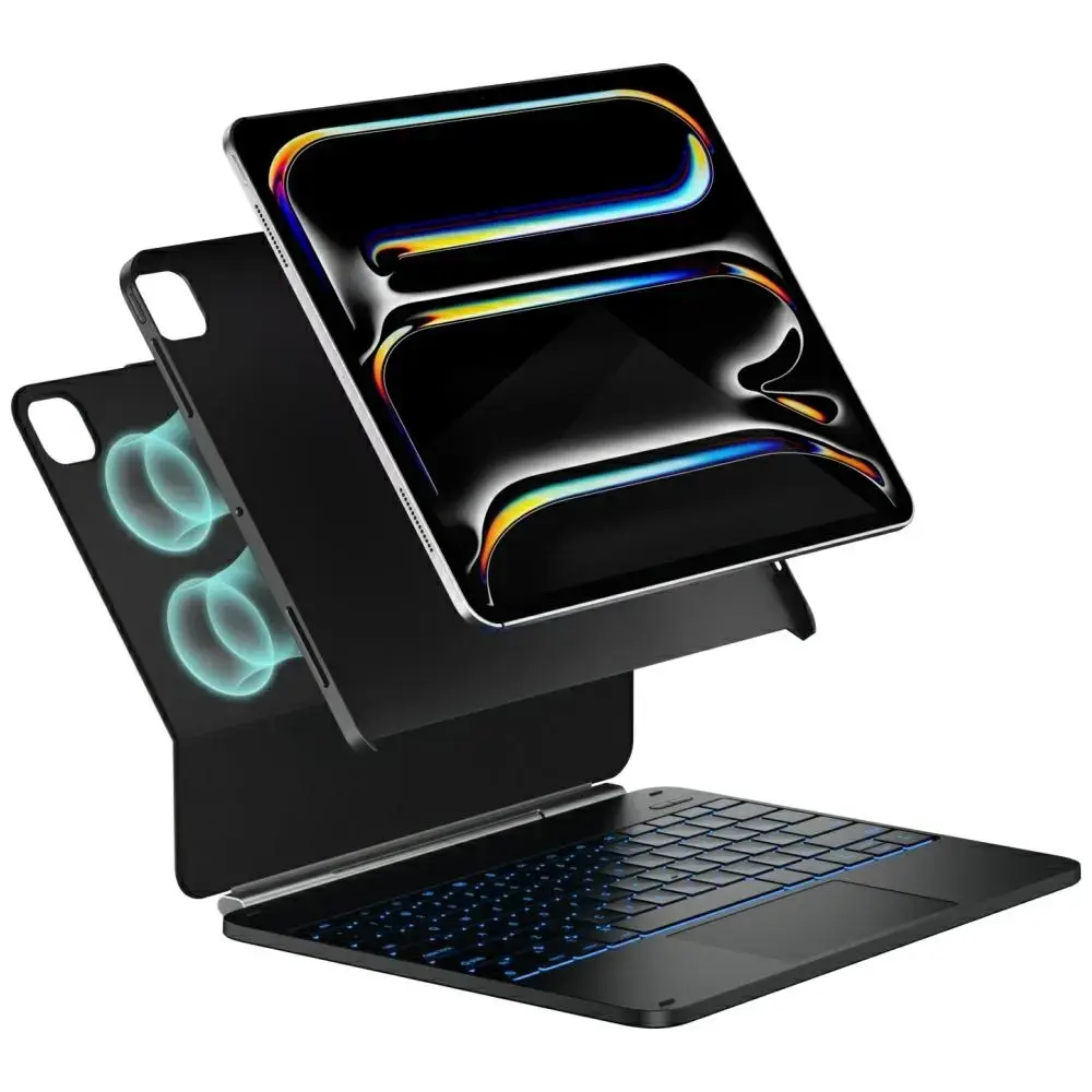 Case Typecase Edge + with keyboard for  iPad Pro 13" 2024/2025 carbon fiber
