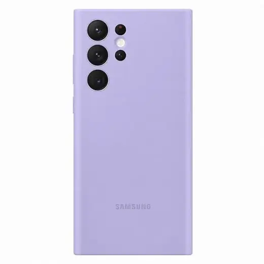 EF-PS908TVE Samsung Silicone Cover for Galaxy S22 Ultra Lavender