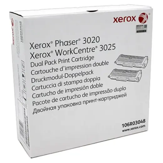 Xerox Cartridge DMO 3020 3025 Black Schwarz (106R03048) (2 x 1,5k)