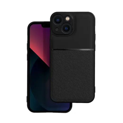 NOBLE telefono dėklas iPhone 13 Mini juodas