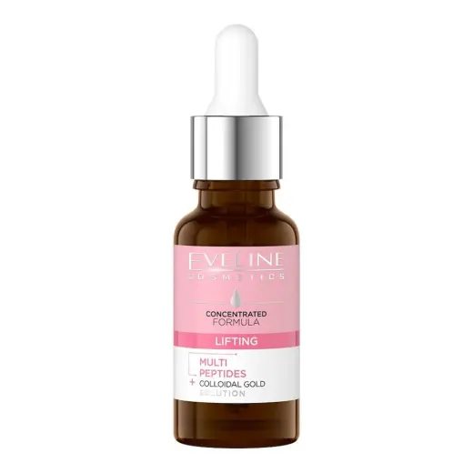 Eveline Cosmetics, Concentrated Formula, Peptide, Anti-aging and Lifting, Serum, For Face, 18 ml