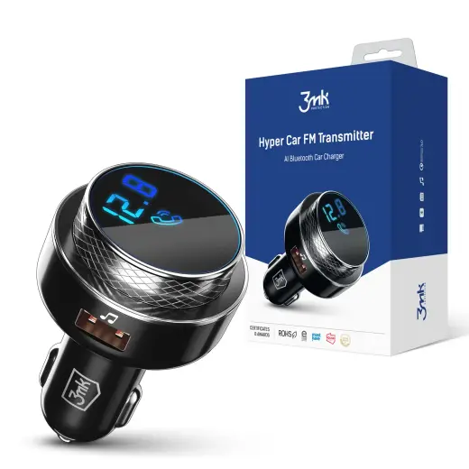 3MK autolaadija saatja 2x USB-A | 3A | 15W